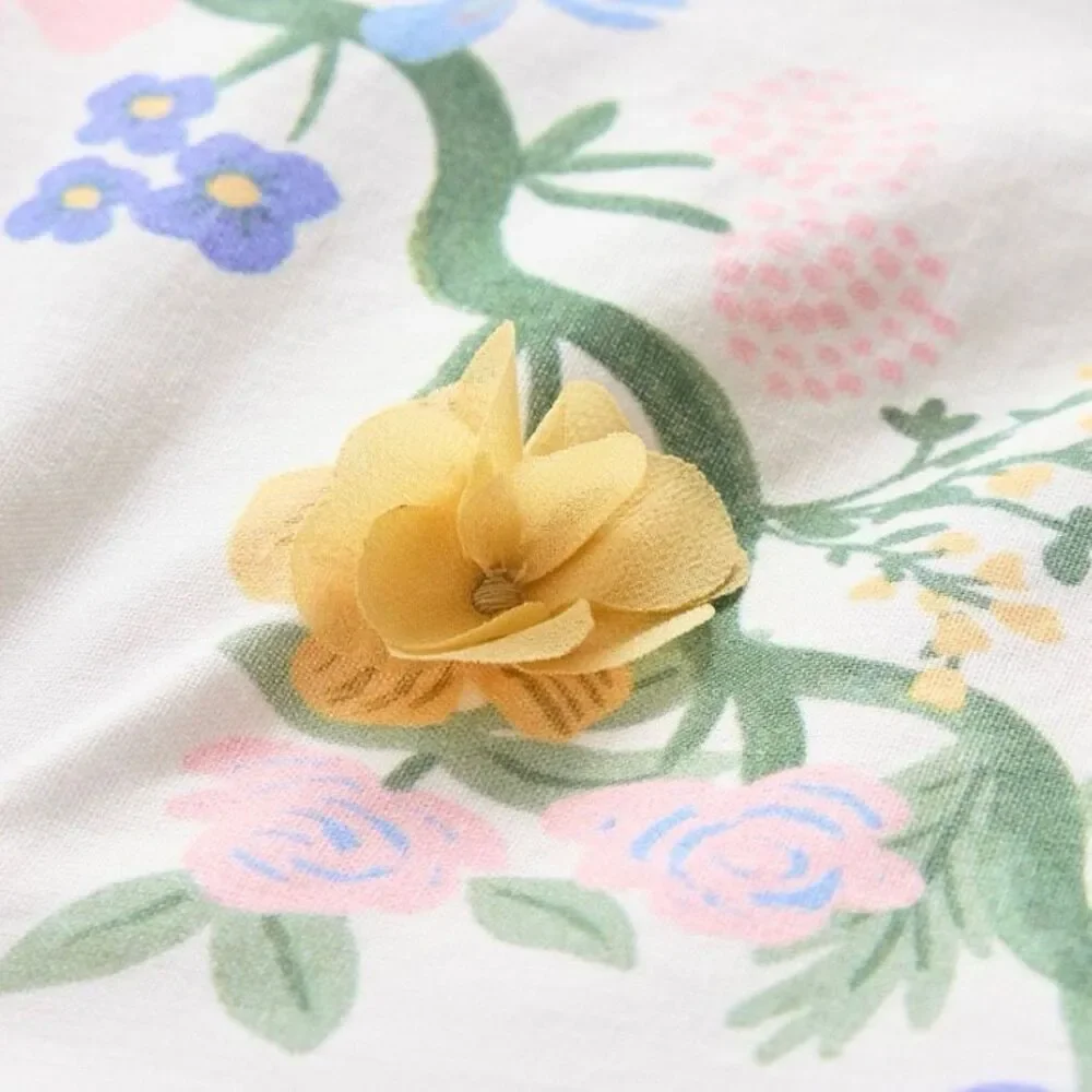 Pottery Barn Kids x Rifle Paper Co. Floral Trellis Comforter Only Twin Preowned